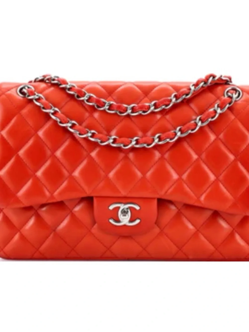 Chanel MATELASSE lambskin shoulder Bag ladybug, and strawberry charms.
